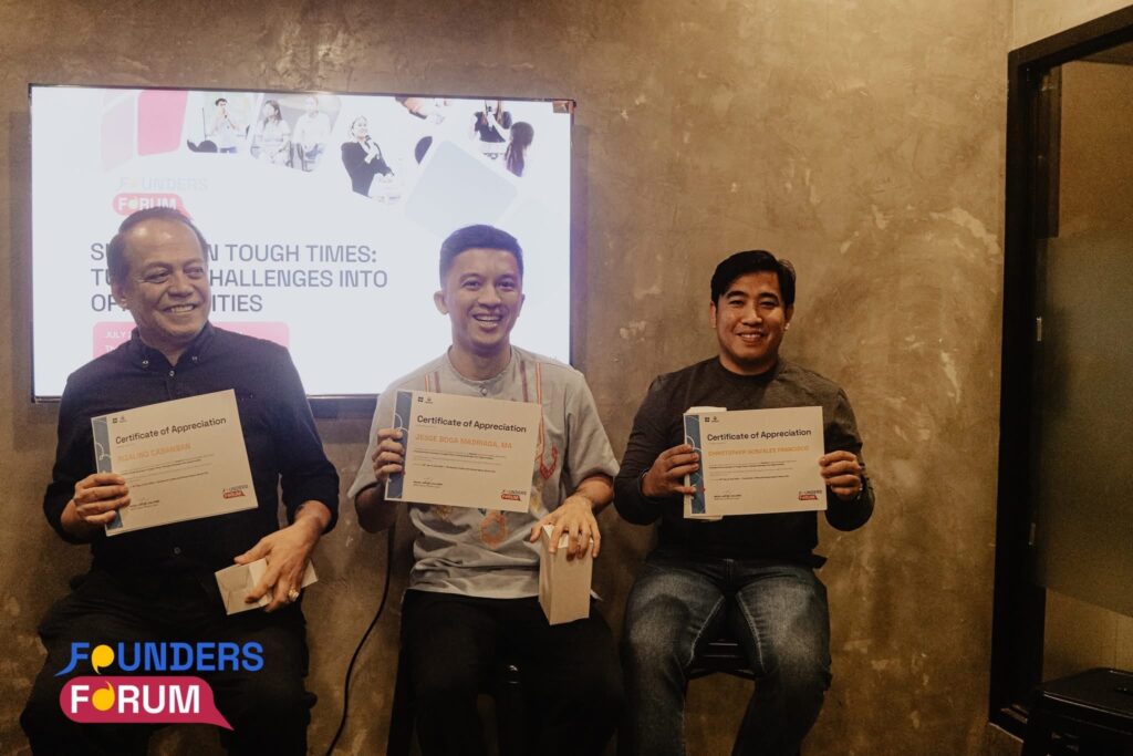 Founders Forum: Success in Tough Times